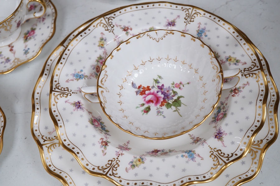 A Royal Crown Derby Royal Antoinette tea set